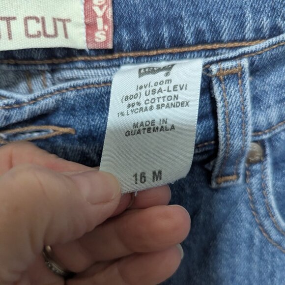 Levi’s Nouveau 315 Jeans Womens Size 16M Blue Shaping Boot Cut Denim Mid Rise - Picture 4 of 4